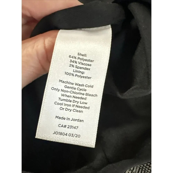 Talbots Plaid Faux Wrap Tweed Skirt Women sz 8 Dark Acedemia Professional Career - Picture 6 of 9